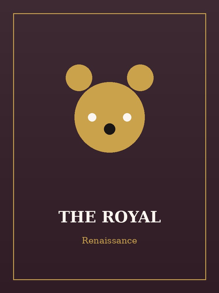 Royal renaissance pet portrait